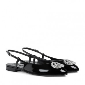 Lady's Gucci Ballerina With Double G