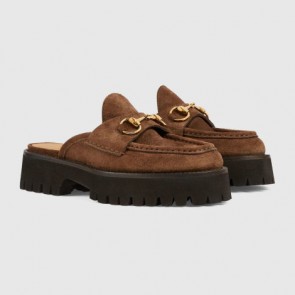 Lady's Gucci Mule With Horsebit