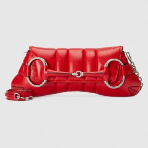 Gucci Horsebit Chain Medium Leather Shoulder Bag