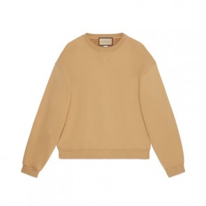 Men's Gucci Cotton Jersey Sweatshirt With Web