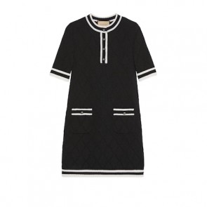 Lady's Gucci Extra Fine Wool Piquet Dress