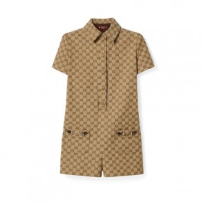 Lady's Gucci Original GG Canvas Jumpsuit