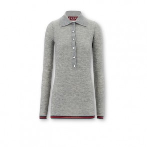 Lady's Gucci Extra Fine Rib Cashmere Knit Top