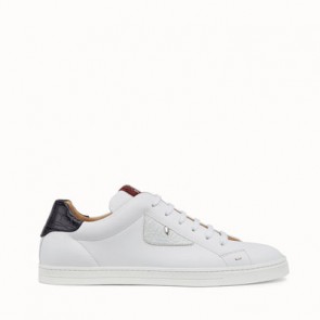 Mens White leather low tops sneakers 7E1108A1GNF11F0
