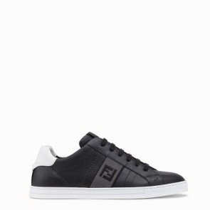 Mens leather low tops sneakers 7E1166A3XLF16OK