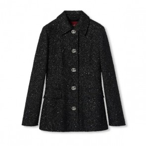 Lady's Gucci Sequined Lamé Tweed Jacket