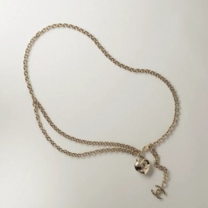 Chanel Gold Metal Chain Belt AB9141 B08930 NJ804