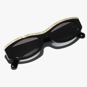 Lady's Chanel Oval Sunglasses
