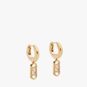 Fendi O’Lock Hoop Earrings 