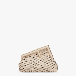 Fendi First Small Braided Leather Bag