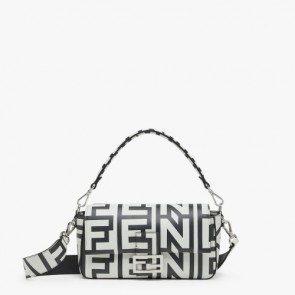 Fendi Baguette Two-tone Leather Fendi Roma Capsule Bag