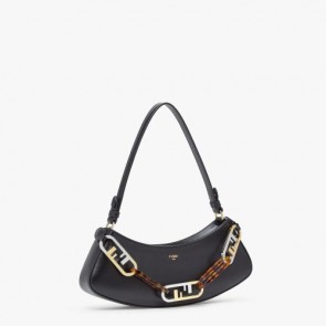 Lady's Fendi O’Lock Swing Clutch Bag