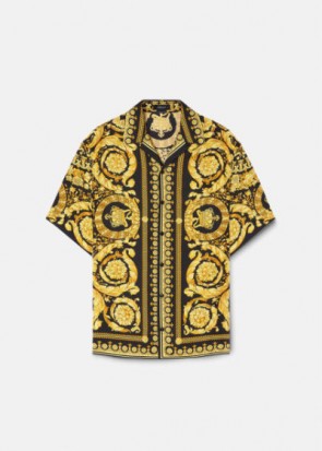 Men's Versace Barocco Silk Shirt