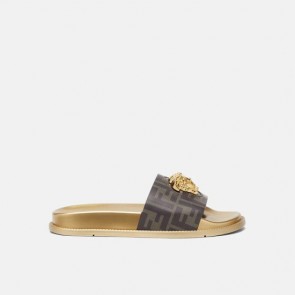 VERSACE×FENDI FENDACE FF SLIDERS SANDALS