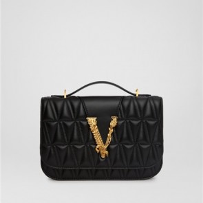 Women's Versace Virtus Quilted Shoulder Bag