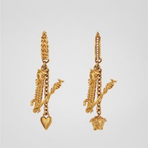 Women's Versace Virtus Drop Earrings