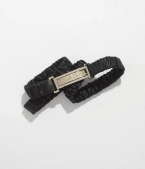 Chanel Belt In Lambskin, Gold-Tone Metal & Strass