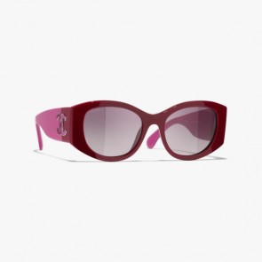 Lady's Chanel Oval Sunglasses