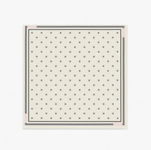 Lady's Chanel Square Scarf in Jacquard Silk Twill