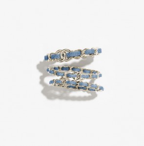 Lady's Chanel Cuff Metal & Denim