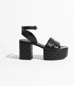 Lady's Chanel Sandals in Lambskin