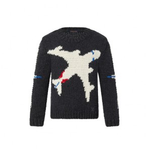 Louis Vuitton Plane Chunky Crewneck Sweater