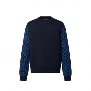 Men's Louis Vuitton Monogram Mix Cashmere Crewneck