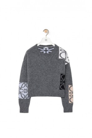 Lady's Loewe Anagram Sweater In Wool