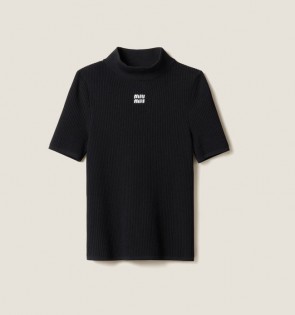 Lady's Miumiu Viscose Turtleneck Sweater
