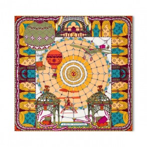 Lady's Louis vuitton Fly Away Square 90 Scarf