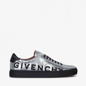 Mens shading sneakers in metallized leather BH0002H0EZ-040