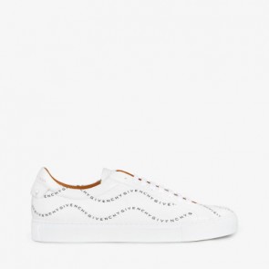 Mens waves printed sneakers in leather BH0002H0GV116