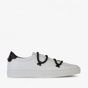 Mens low top sneakers in bicolor mat leather BH000HH002-116