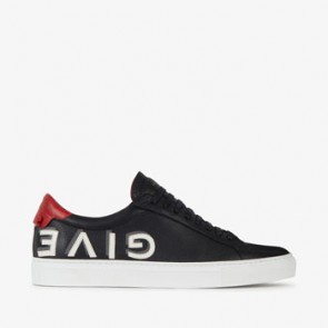 Mens low top sneakers in leather BH001DH05Y-009