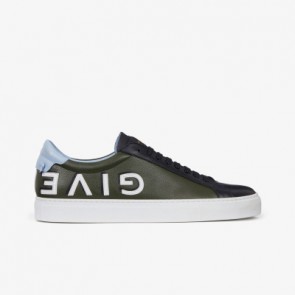Mens low top sneakers in leather BH001DH0B3308