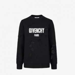 Women givenchy paris destroyed sweatshirt BM70393Y0S001