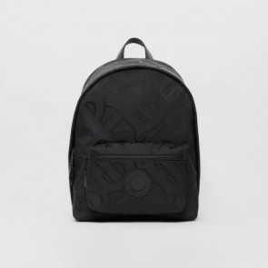 Burberry Monogram Recycled Polyester Jacquard Backpack Bag