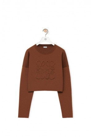 Lady's Loewe Anagram Sweater In Wool