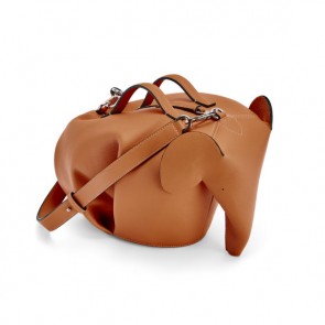 Lady's Loewe Large Elephant bag in classic calfskin