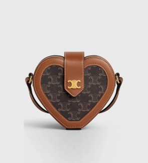 Celine Tambour Heart Crossbody Bag