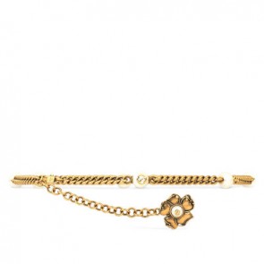 Women Chain Belt With Metal Flower 431436 J160T 0933