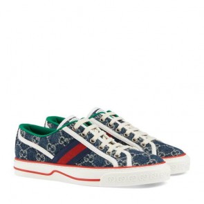 Gucci Tennis 1977 Sneaker GG Jacquard Denim Shoes