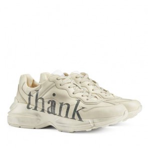 Gucci Think Thank print rhyton sneaker Shoes