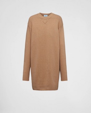 Lady's Prada Oversized Wool And Cashmere Sweater