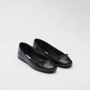 Lady's Prada Nappa Leather Ballerinas