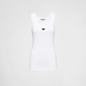 Lady's Prada Ribbed knit jersey tank top FW22