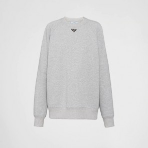Lady's Prada Grey Oversized Sweatshirt