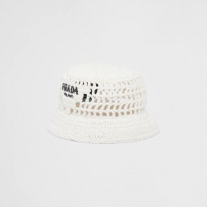 Prada Raffia Bucket Hat