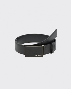 Men's Prada Saffiano Leather Belt