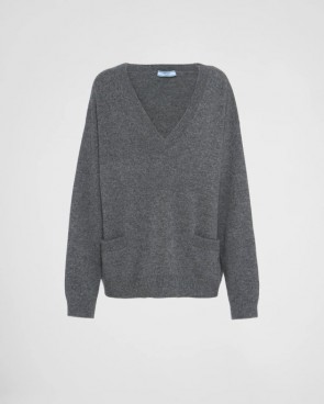 Lady's Prada Wool And Cashmere Sweater
